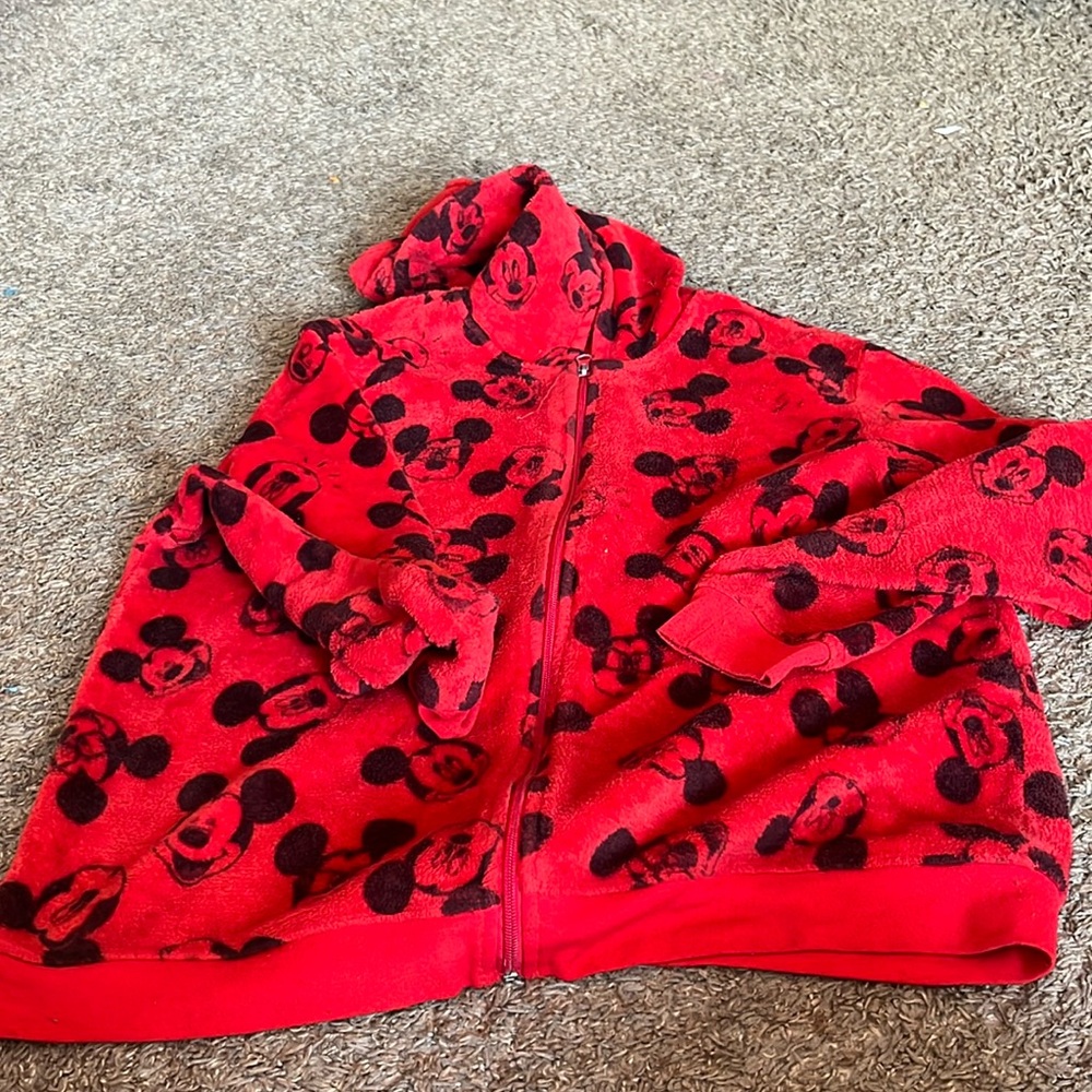 Disney mickie mouse zip up